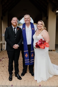 Wedding ceremony by Dr. Gerrit Rademeyer in Leydsdorp