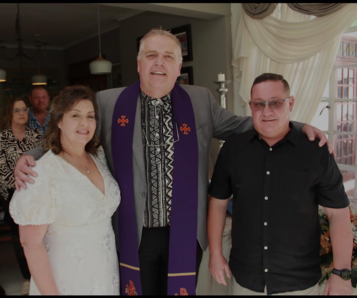 Wedding ceremony by Dr. Gerrit Rademeyer in Leydsdorp