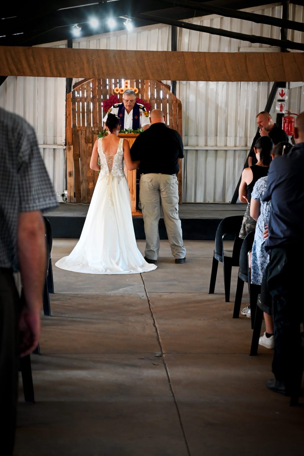 Wedding ceremony by Dr. Gerrit Rademeyer in Leydsdorp