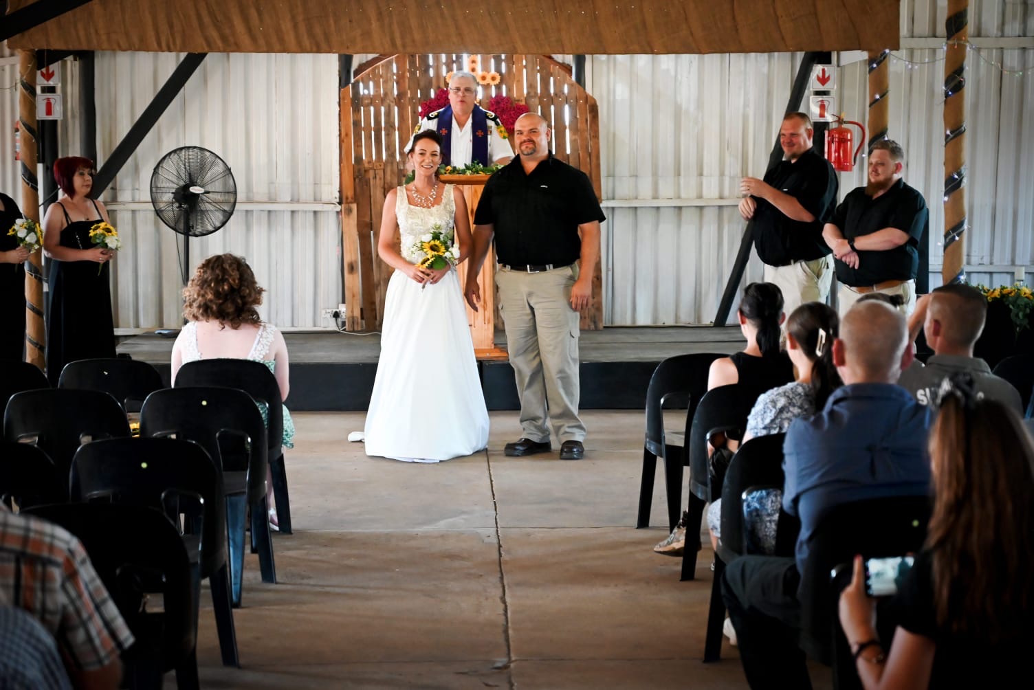 Wedding ceremony by Dr. Gerrit Rademeyer in Leydsdorp