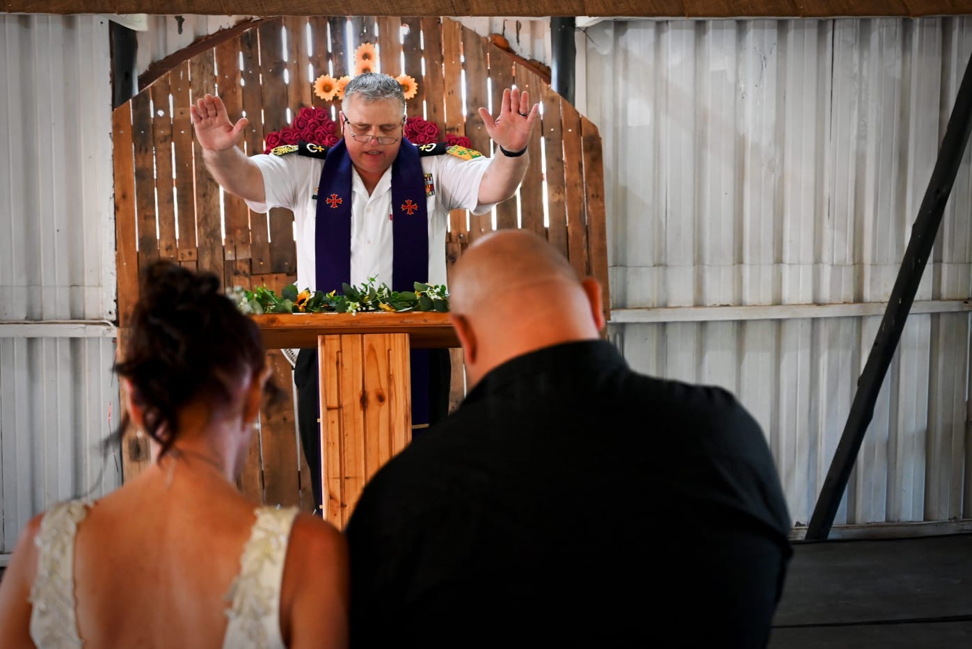 Wedding ceremony by Dr. Gerrit Rademeyer in Leydsdorp